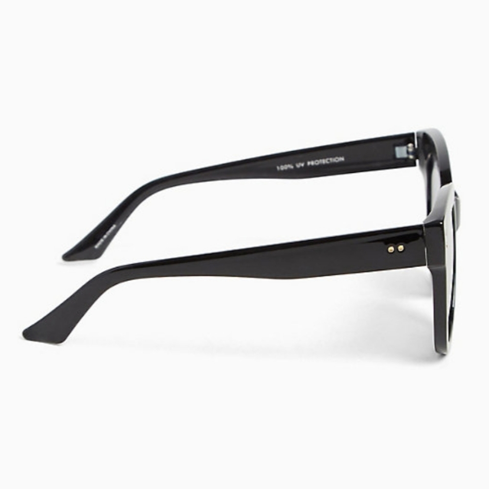 2X HOST PICK!!! BLACK CAT EYE SUNGLASSES - Picture 3 of 3